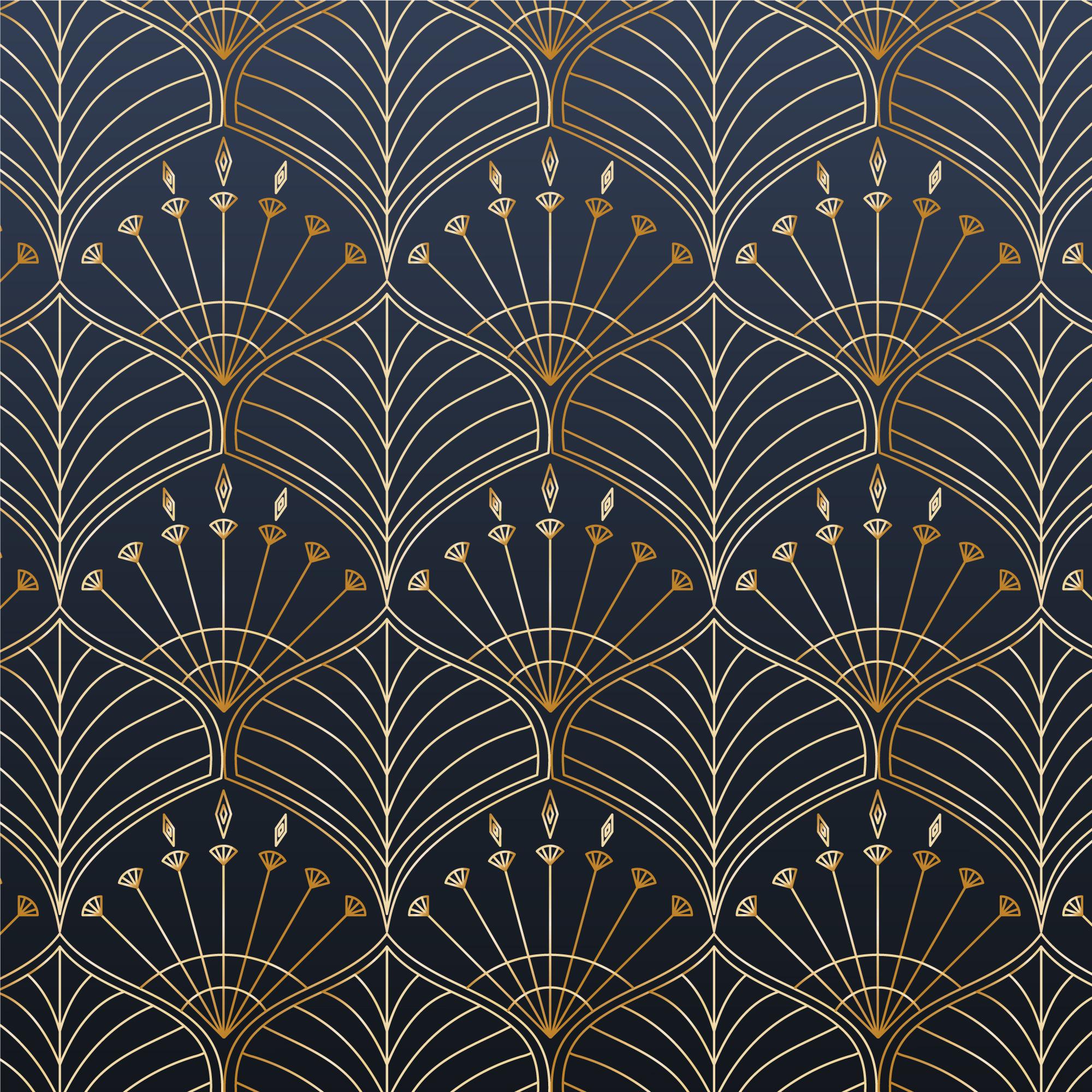 art deco pattern