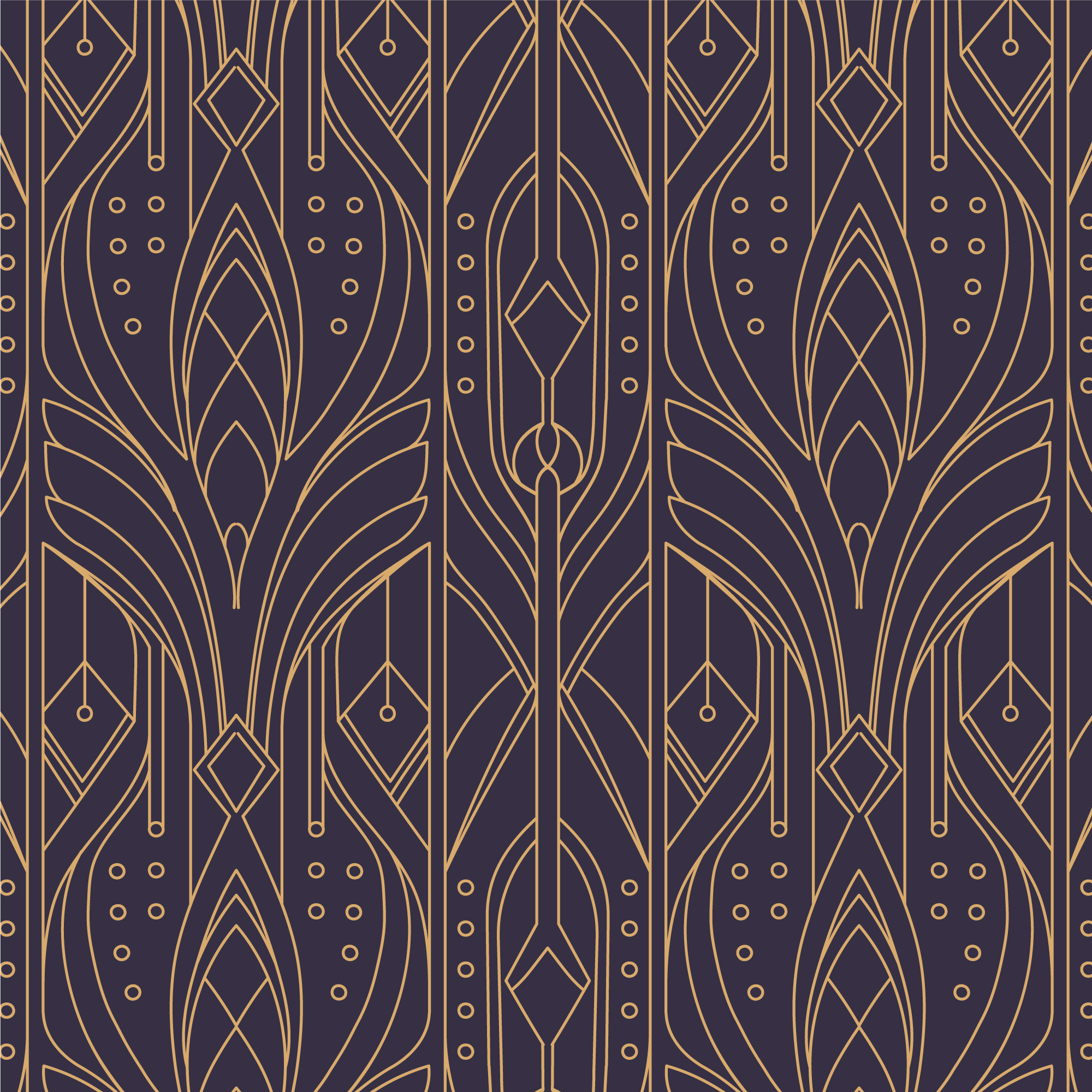 art deco pattern